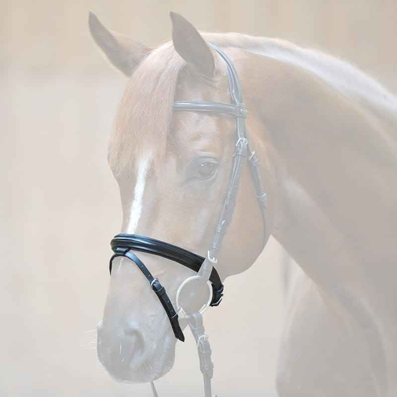 Nachrapnik skórzany kombinowany Kavalkade